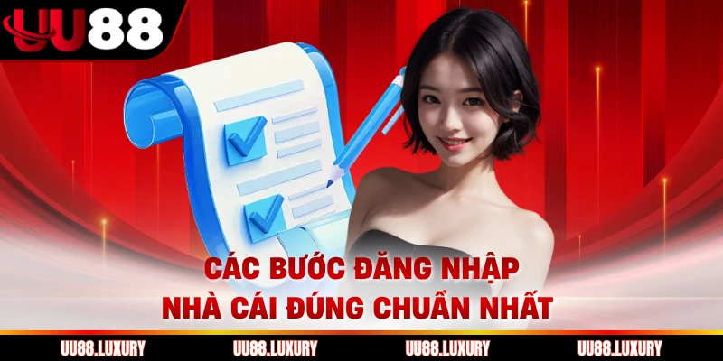 Các bước đăng nhập nhà cái đúng chuẩn nhất 